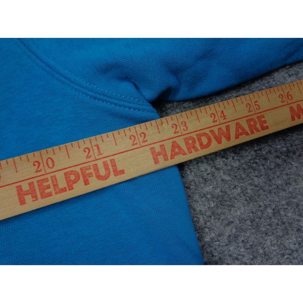 The North Face Box Hoodie Mens L Blue NSE Pullover Sweater Workout Running - Picture 9 of 10